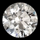 GIA certified brilliant cut natural diamond of 0.50 ct.