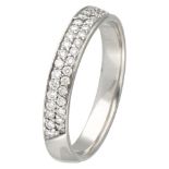 18K. White gold Bigli ring set with approx. 0.20 ct. diamond.