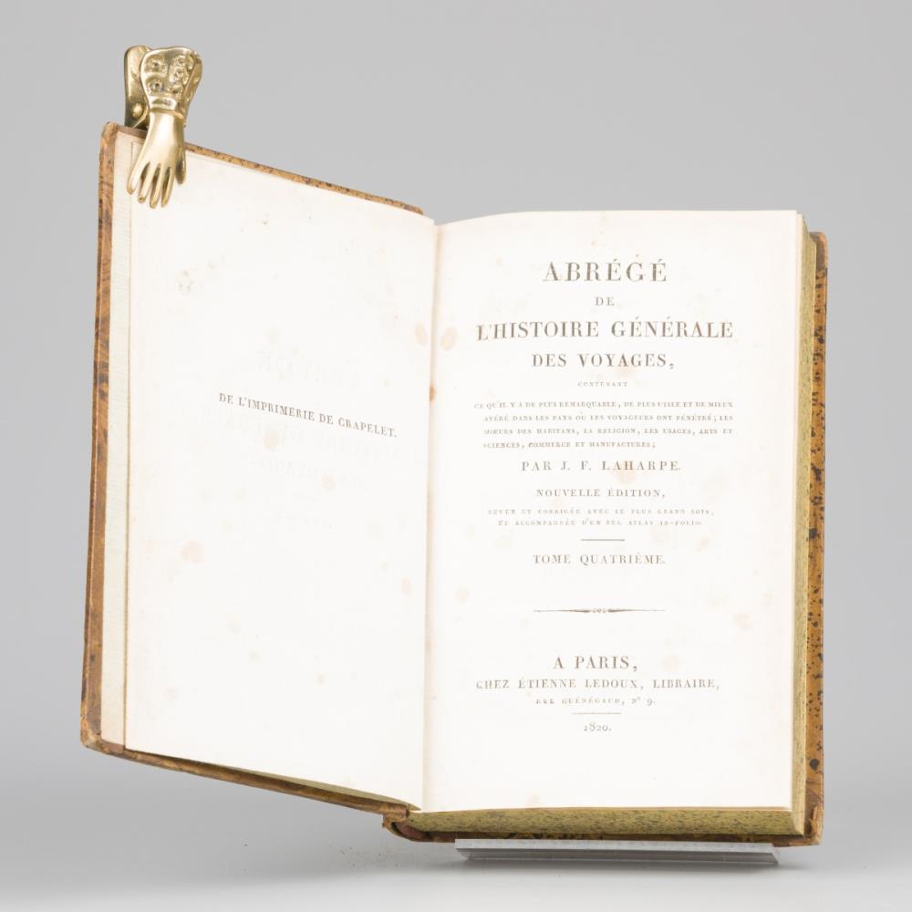 Jean-François de La Harpe (1739 – 1803) - Abrégé de l'Histoire Générale des Voyages, Crapelet, Parij - Image 11 of 16