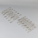 24 piece set silver fish cutlery.