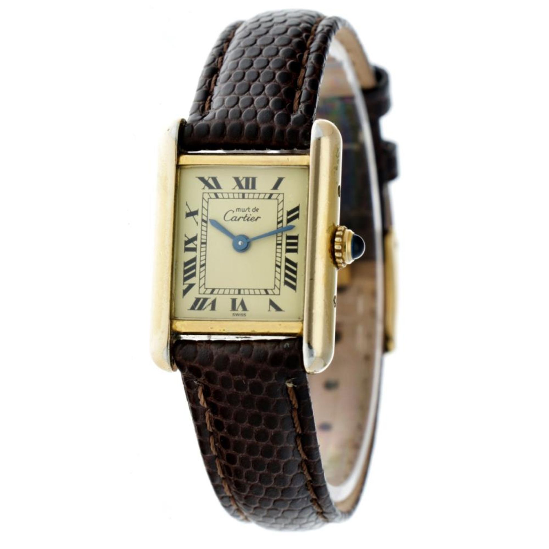 Cartier Tank Vermeil 5057001 - Ladies watch - approx. 1990. - Image 3 of 10