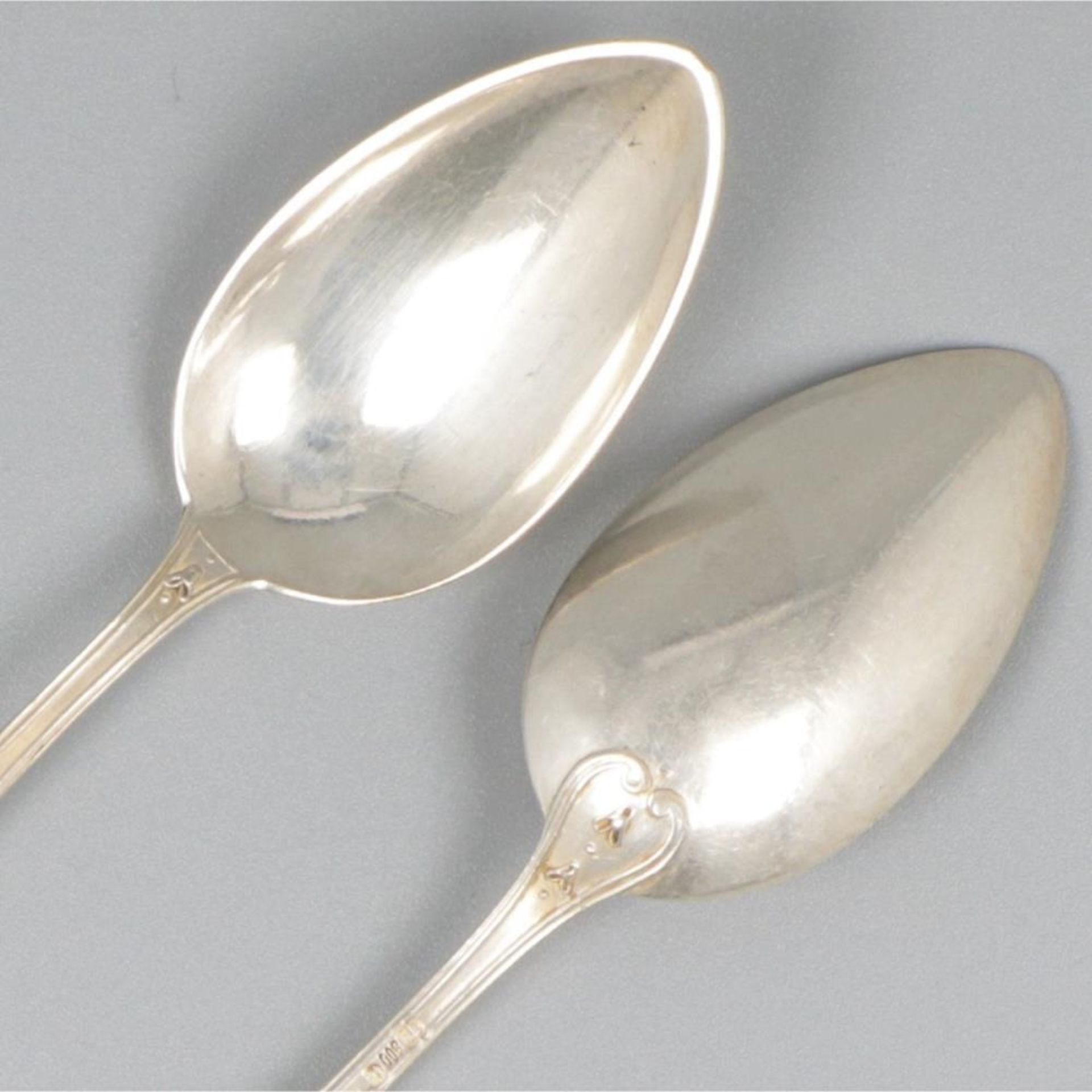 6-piece set of dessert spoons silver. - Bild 3 aus 5