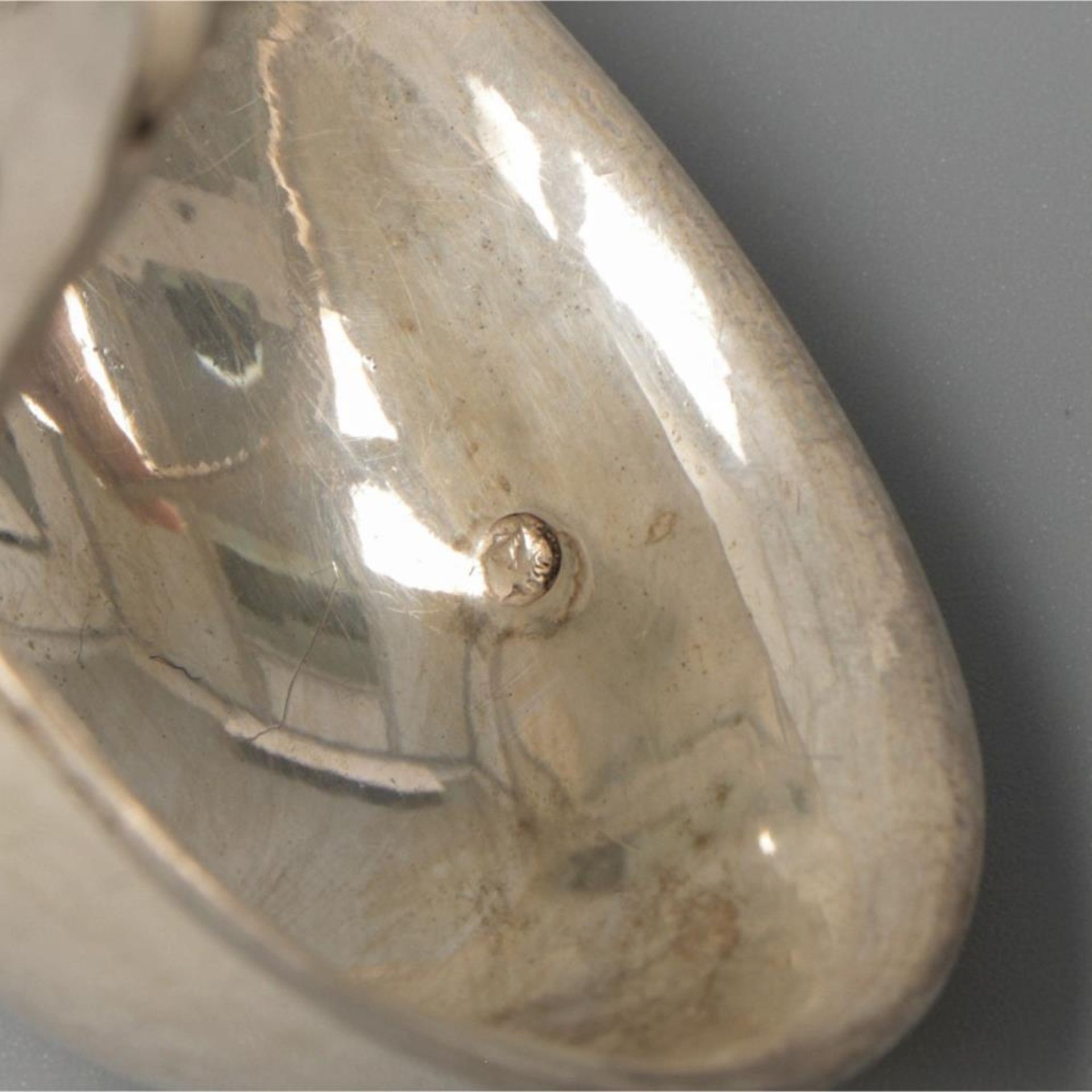 Bowl spoon silver. - Bild 6 aus 7