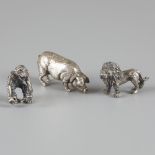 3-piece lot miniatures silver.