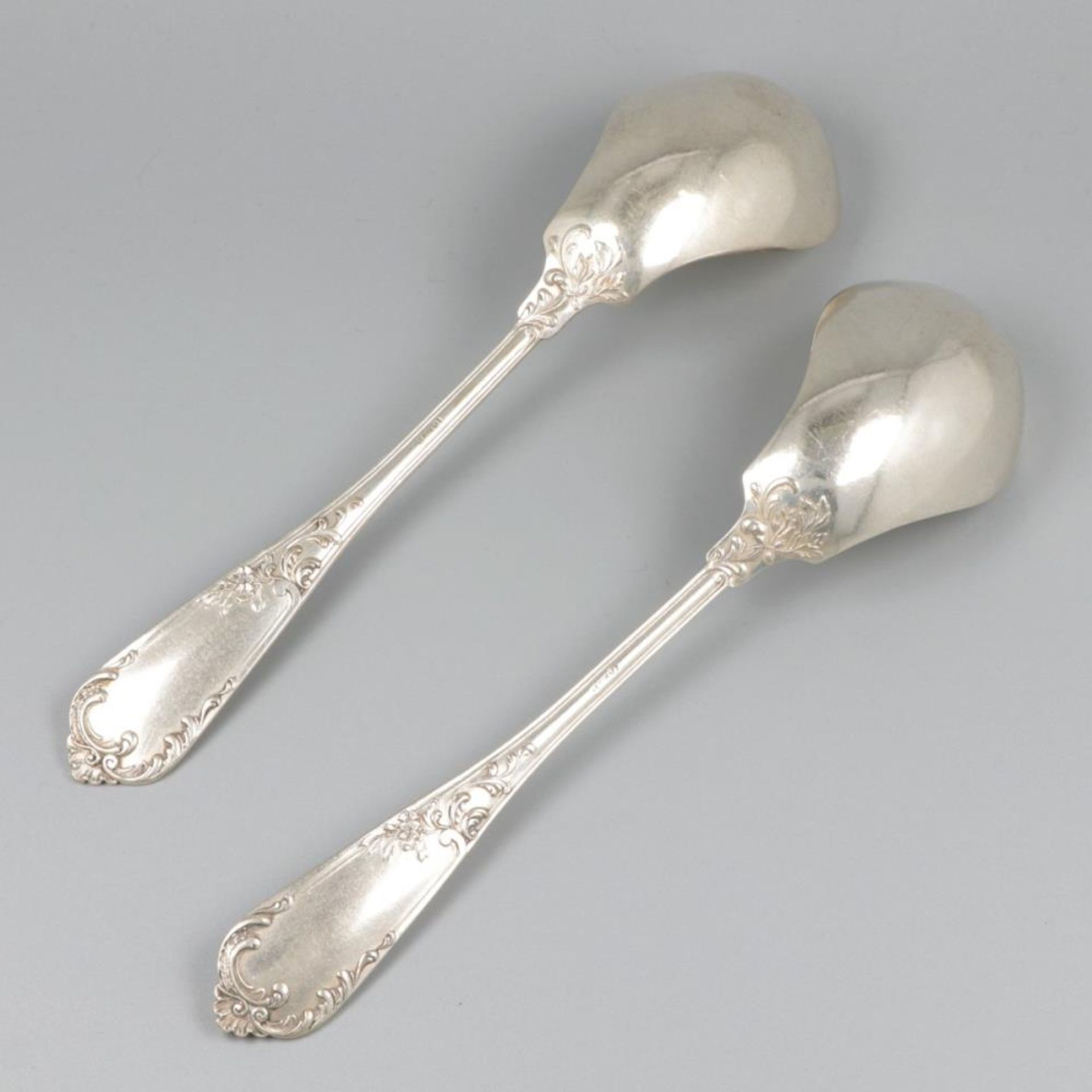 2-piece set of silver spoons. - Bild 2 aus 8