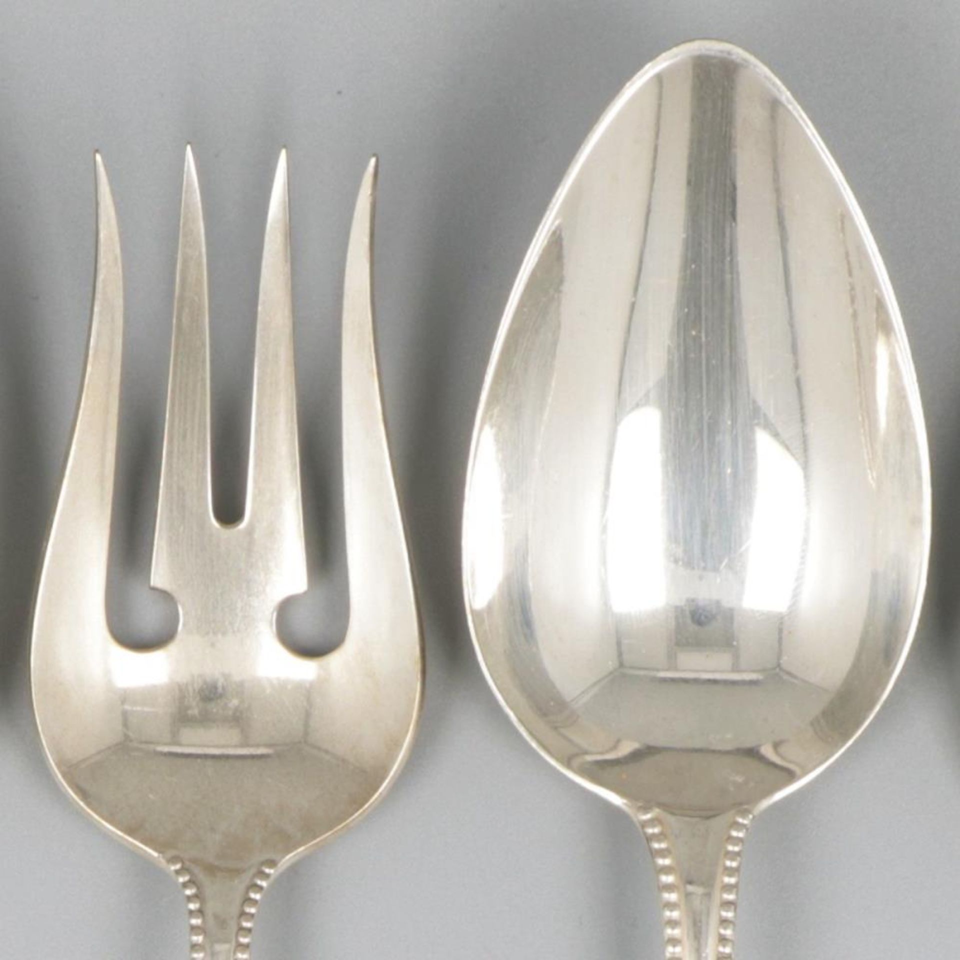 5-piece lot of silver flatware. - Bild 5 aus 10