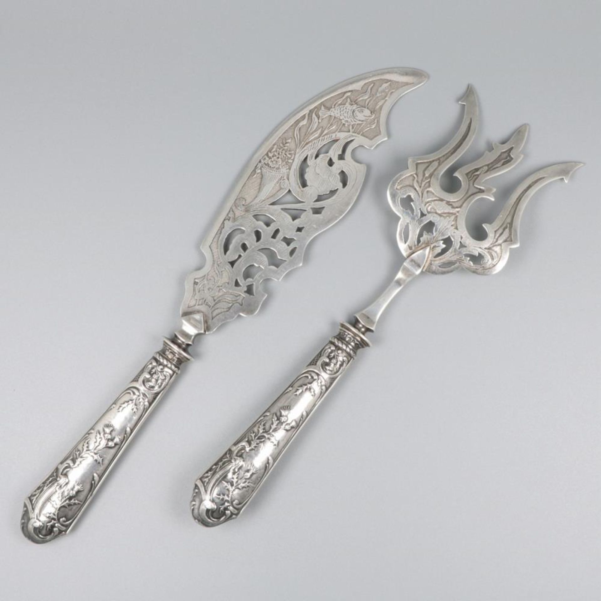 2-piece fish cutlery silver. - Bild 4 aus 7