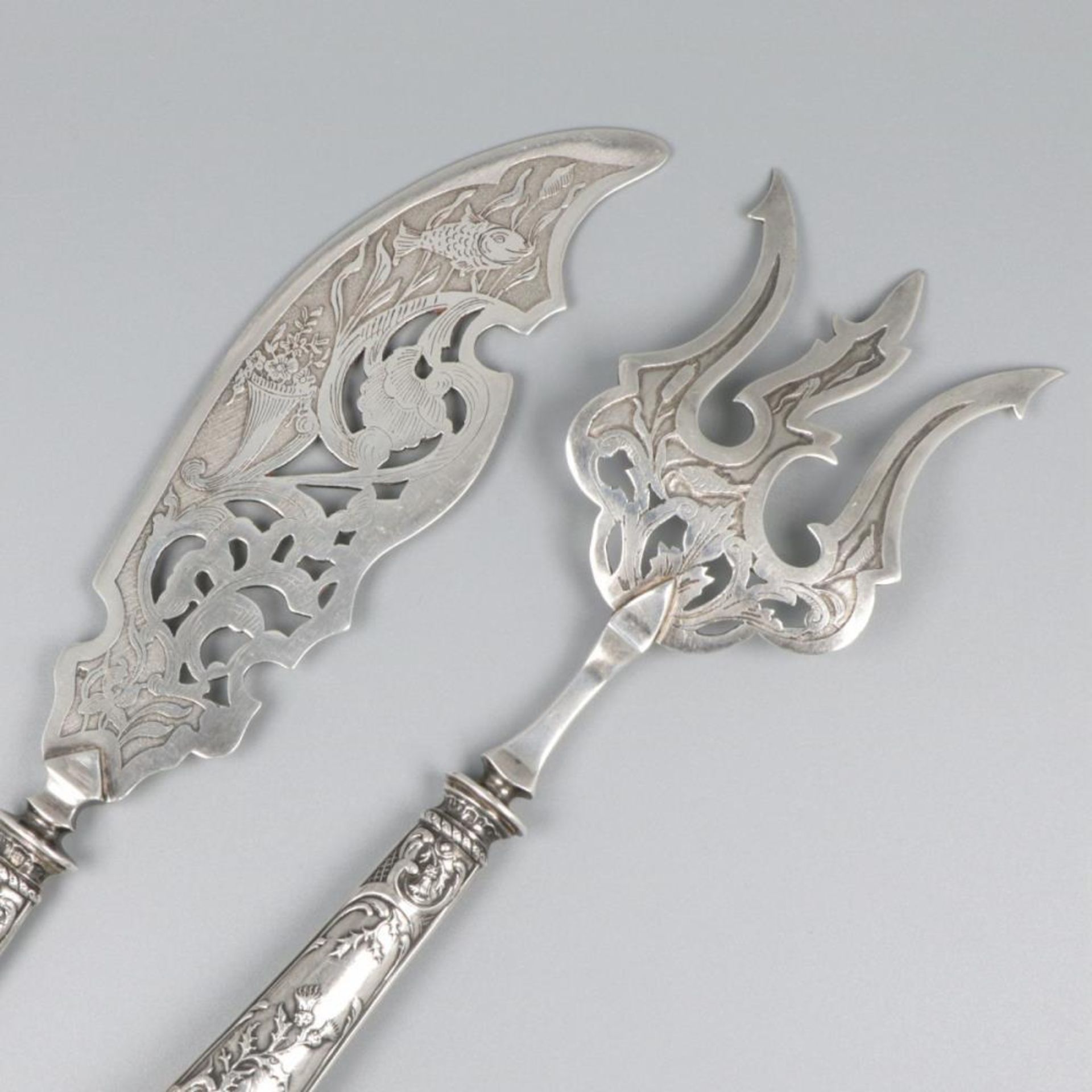 2-piece fish cutlery silver. - Bild 3 aus 7