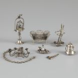 6-piece lot miniatures silver.