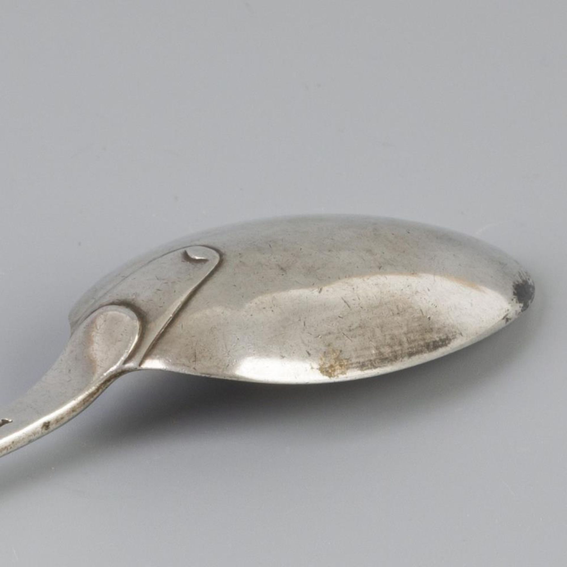 Dinner spoon (Amsterdam, Simon Woortman 1789-1811) silver. - Image 4 of 5