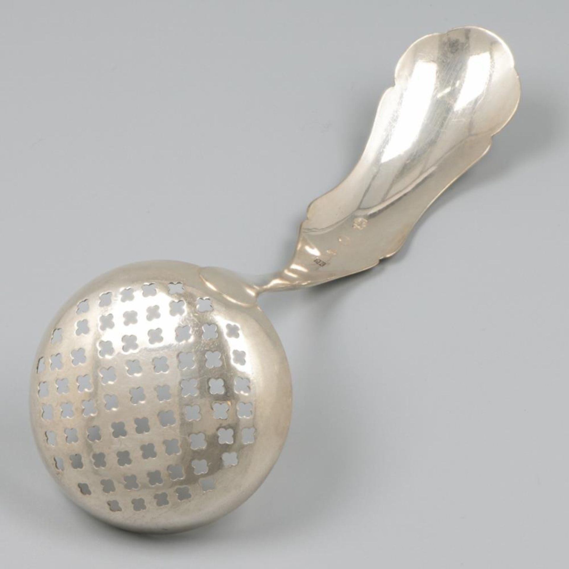 Silver sifter spoon. - Bild 3 aus 5