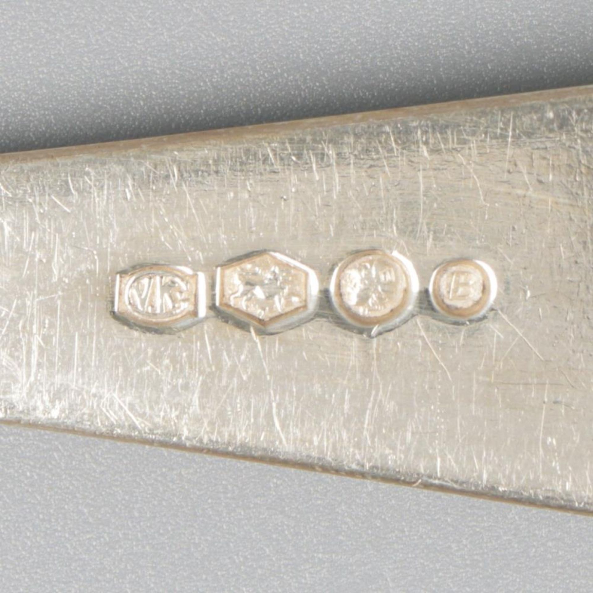 3-piece set of ladles "Hollands Puntfilet" silver. - Bild 6 aus 7