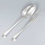 Spoon & fork (Amsterdam Frederik Precht I - 1744-1787) silver.