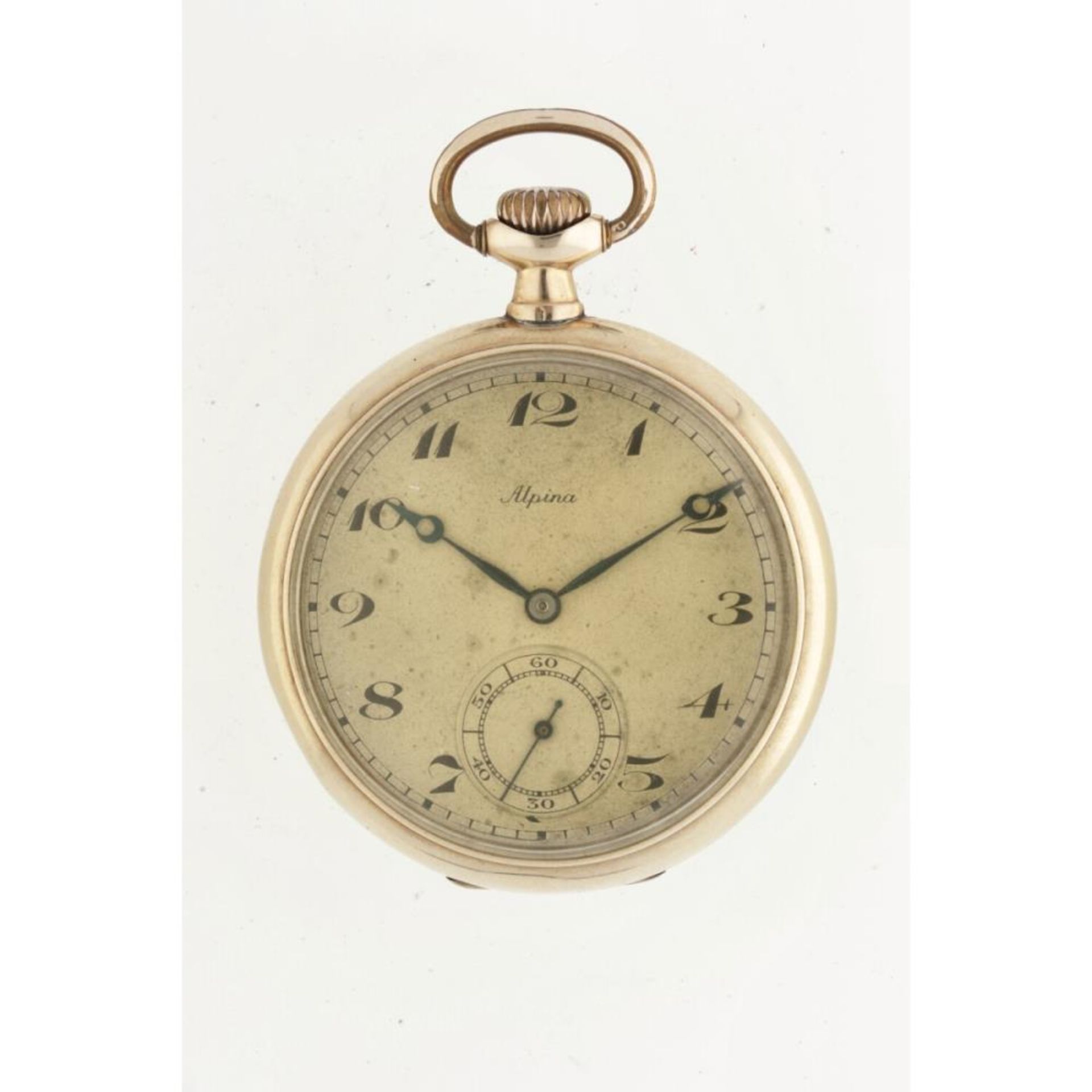 Alpina ankergang - Men's pocket watch - approx. 1900.