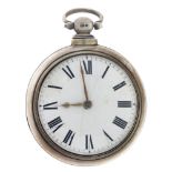 F.N. Nicholls, Sondon verge fusee 6334 - Men's pocket watch - approx. 1750.