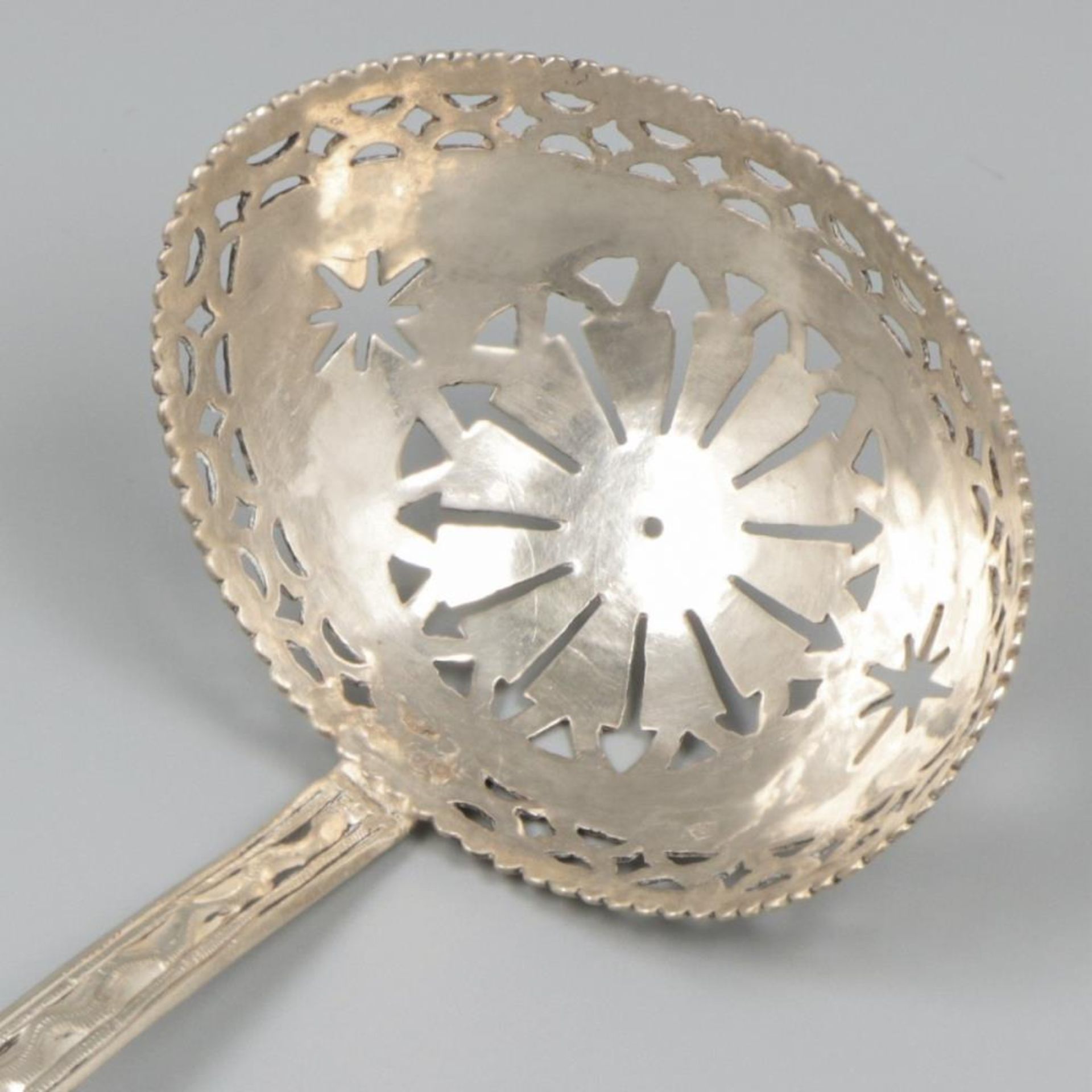 Sifter spoon (Amsterdam, Anthony L. Sanders 1805-1811) silver. - Bild 3 aus 5