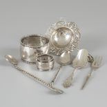 7-piece lot of miscellaneous silver.