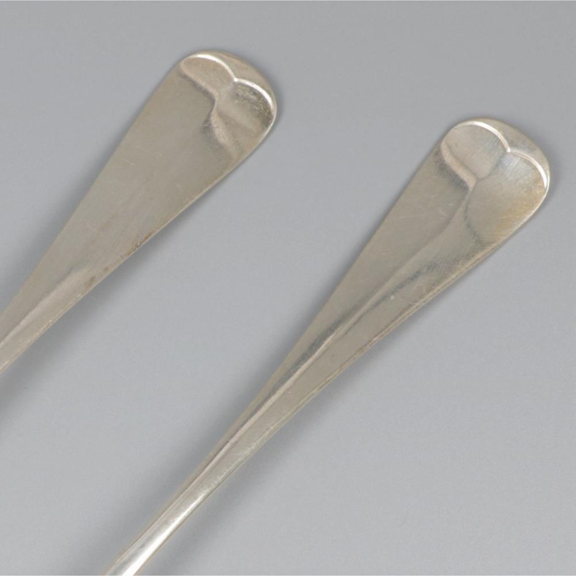 2-piece salad servers "Haags Lofje" silver. - Bild 4 aus 5