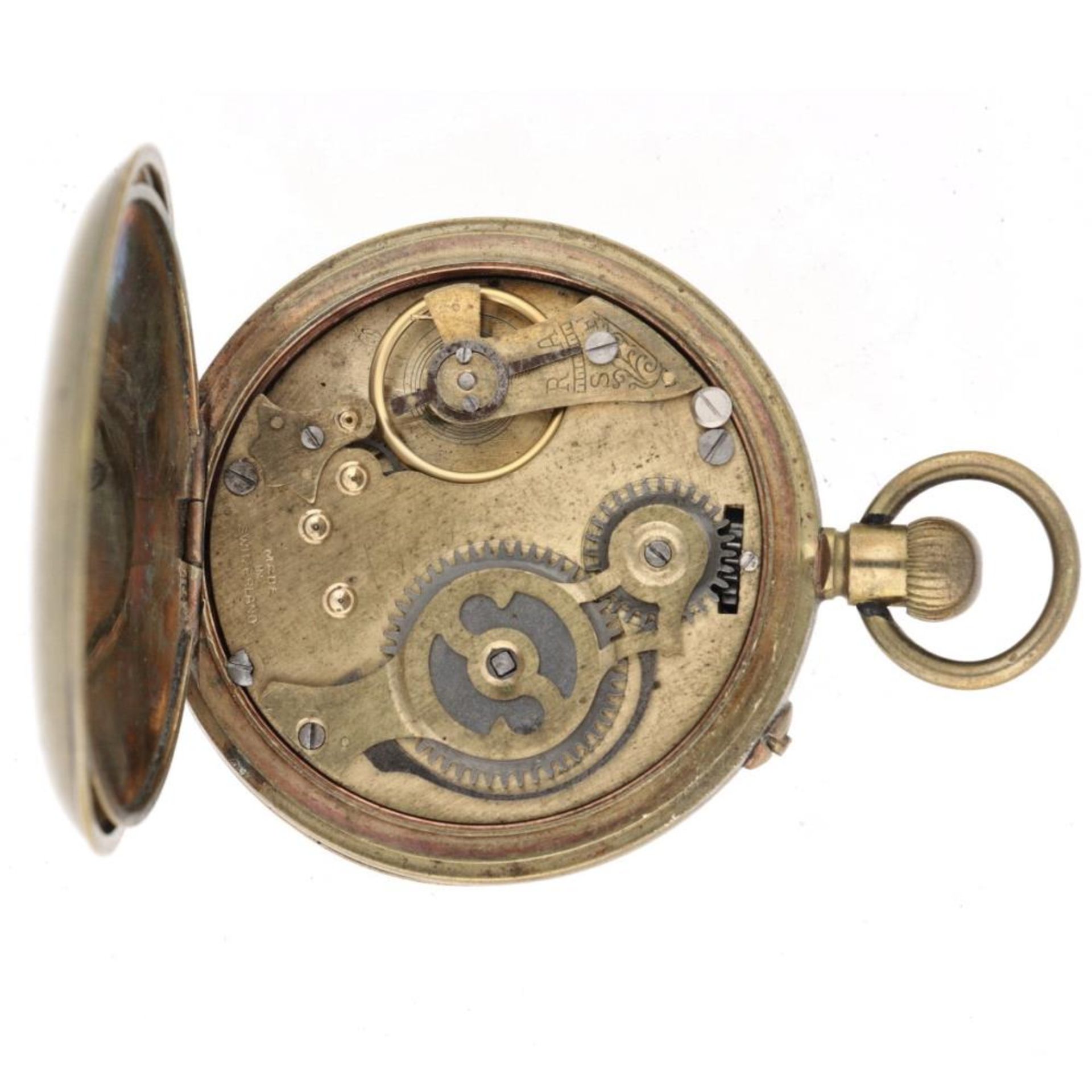 Savonette lever-escapement - Men's pocket watch. - Bild 3 aus 6