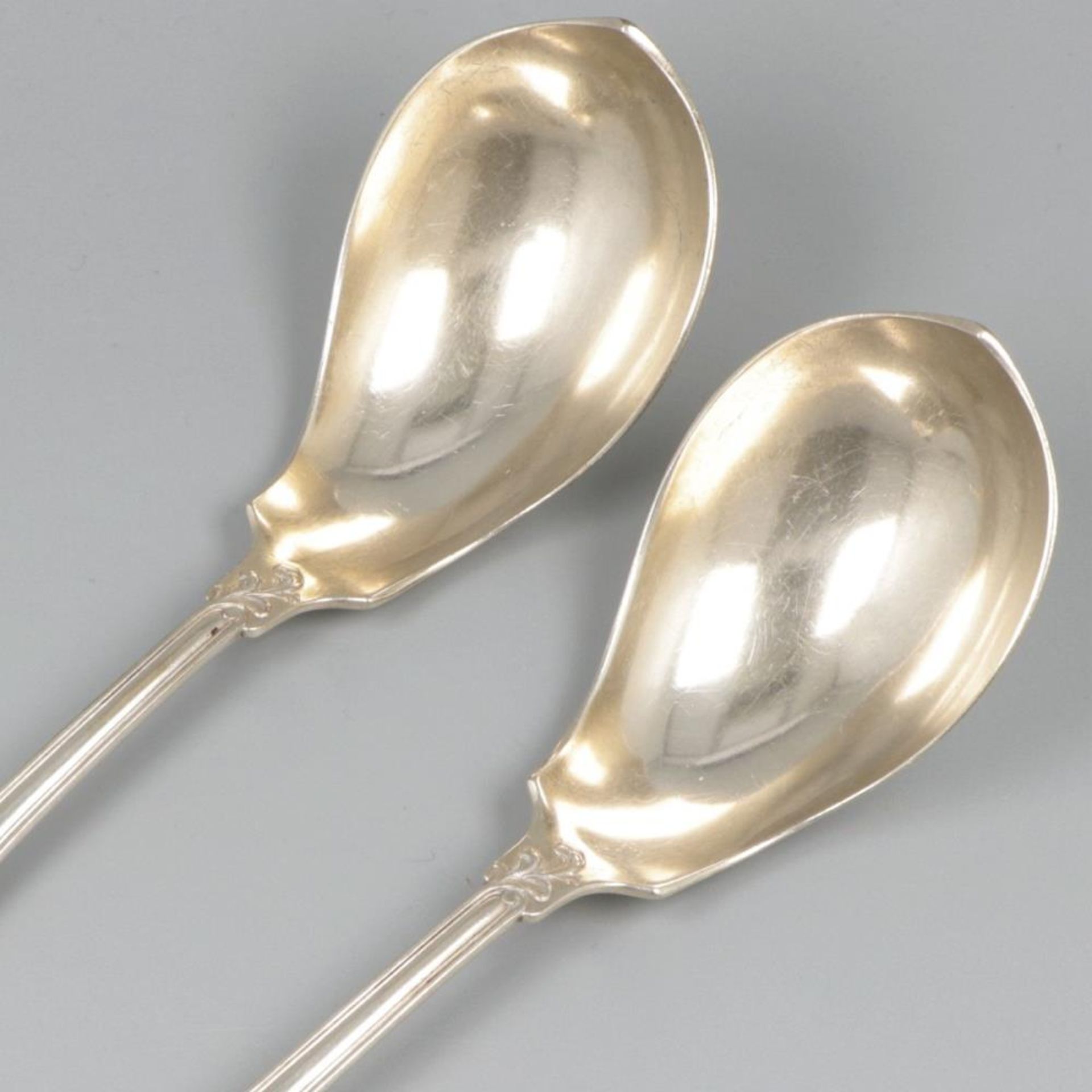 2-piece set of silver spoons. - Bild 5 aus 8