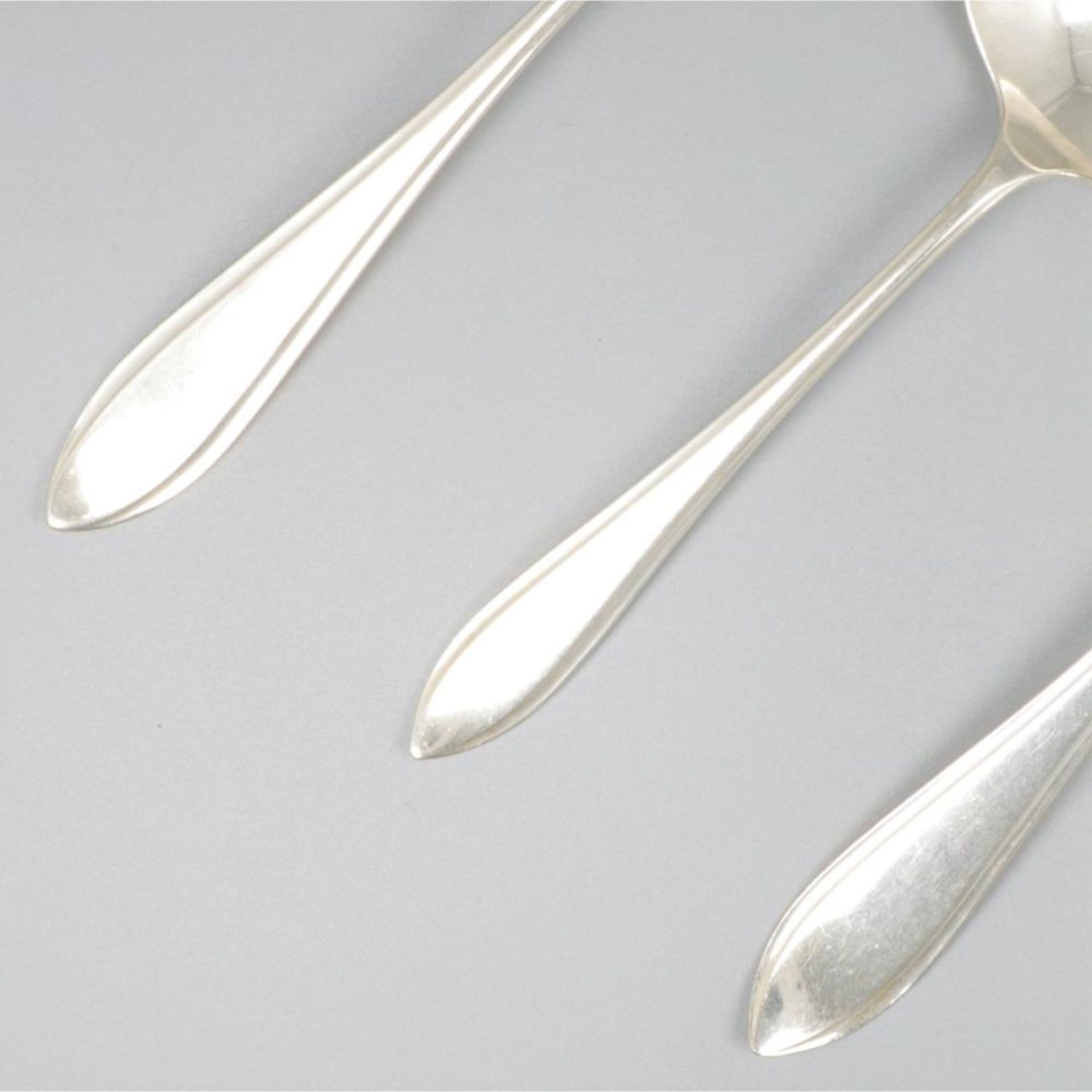 3-piece set of ladles "Hollands Puntfilet" silver. - Bild 3 aus 7