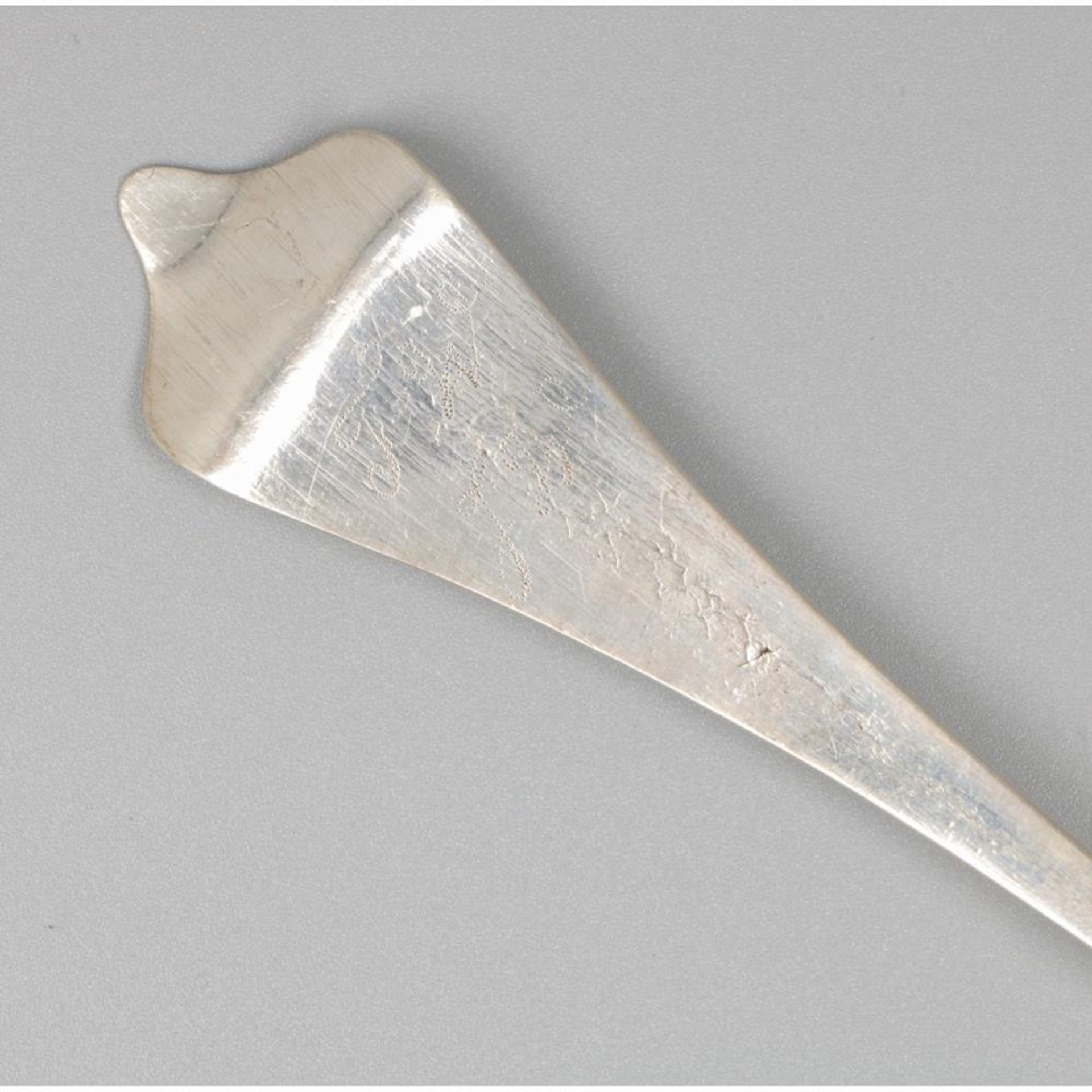 Spoon (Netherlands 18th century) silver. - Image 5 of 6