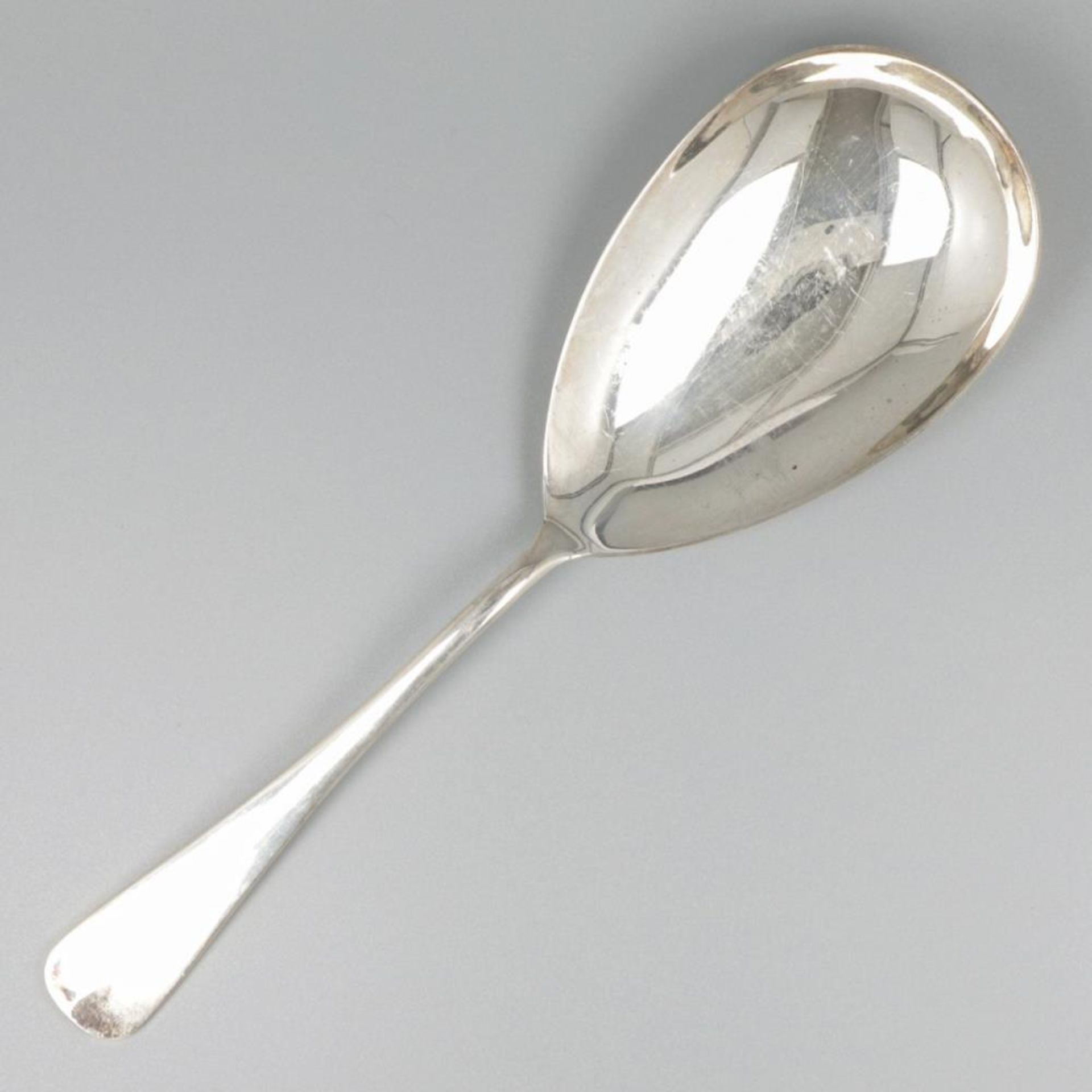 Rice spoon ''Hollands Lof'' silver.