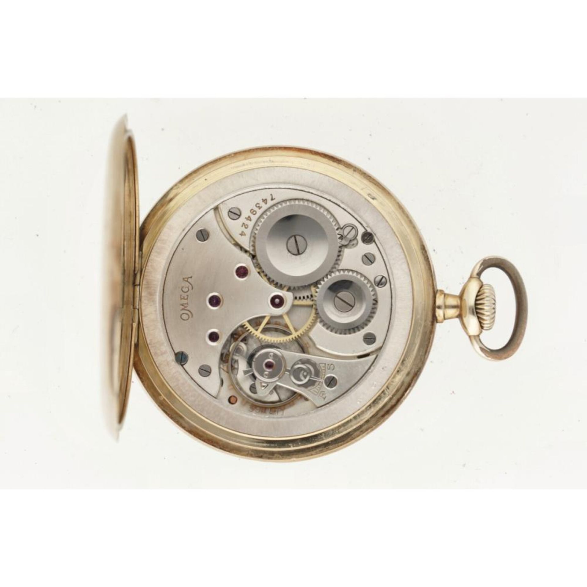Omega lever-escapement - Men's pocket watch - approx.. 1925. - Bild 3 aus 5