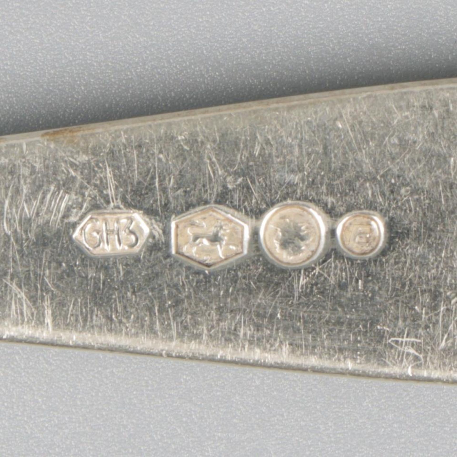 3-piece set of ladles "Hollands Puntfilet" silver. - Bild 7 aus 7