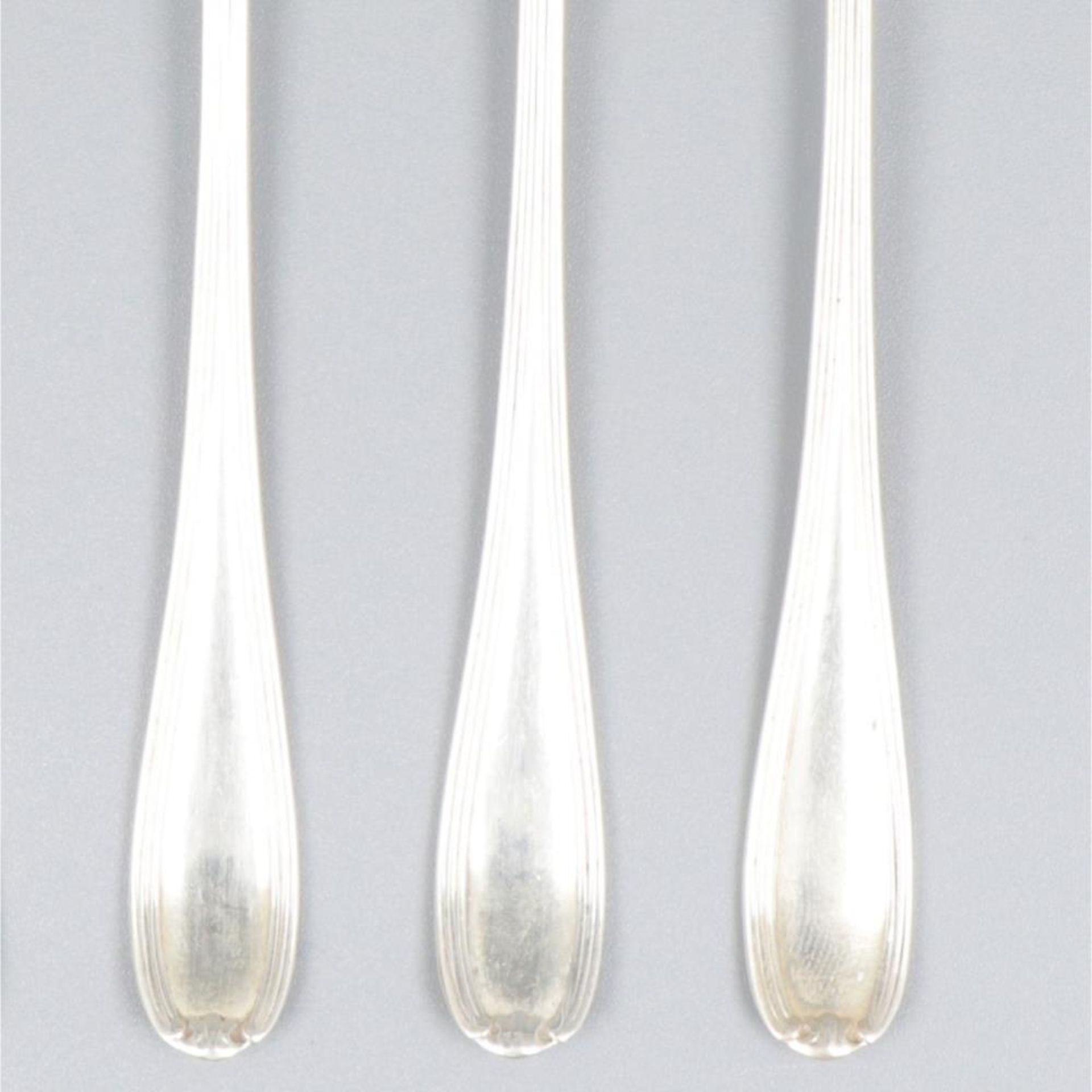 6-piece set of fruit forks silver. - Image 5 of 7