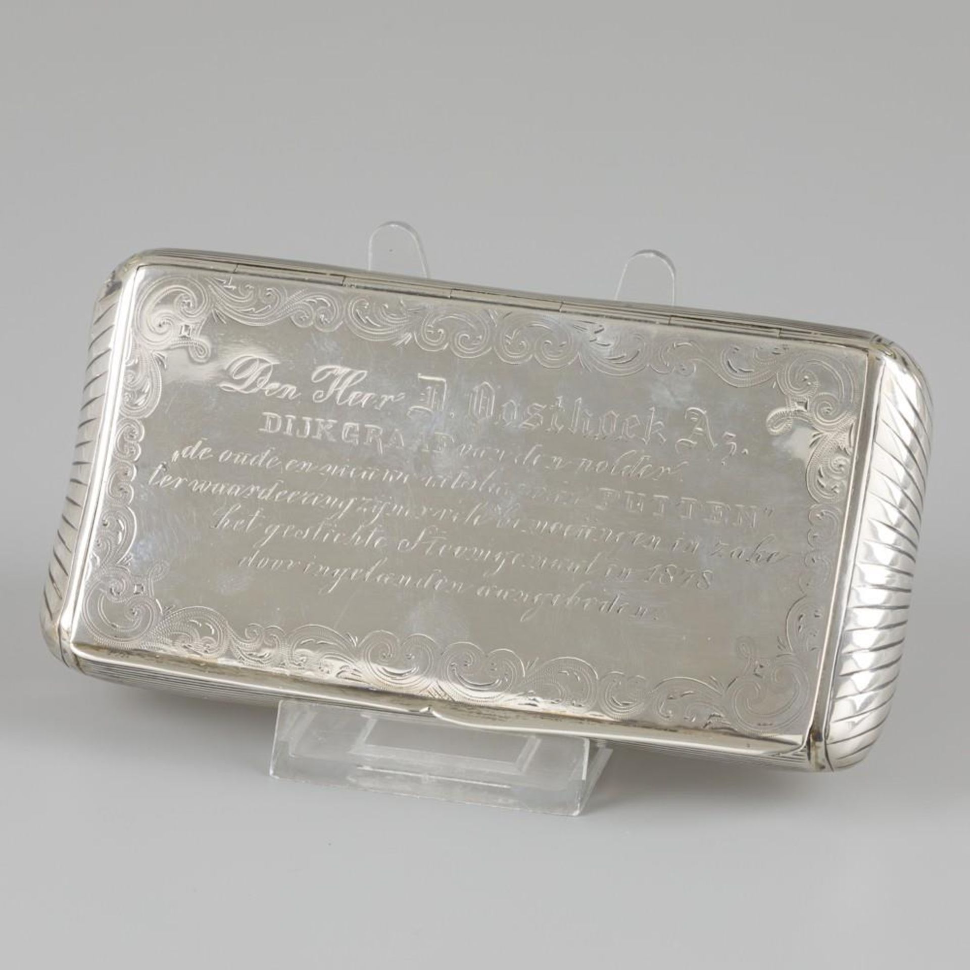 Tobacco box silver.