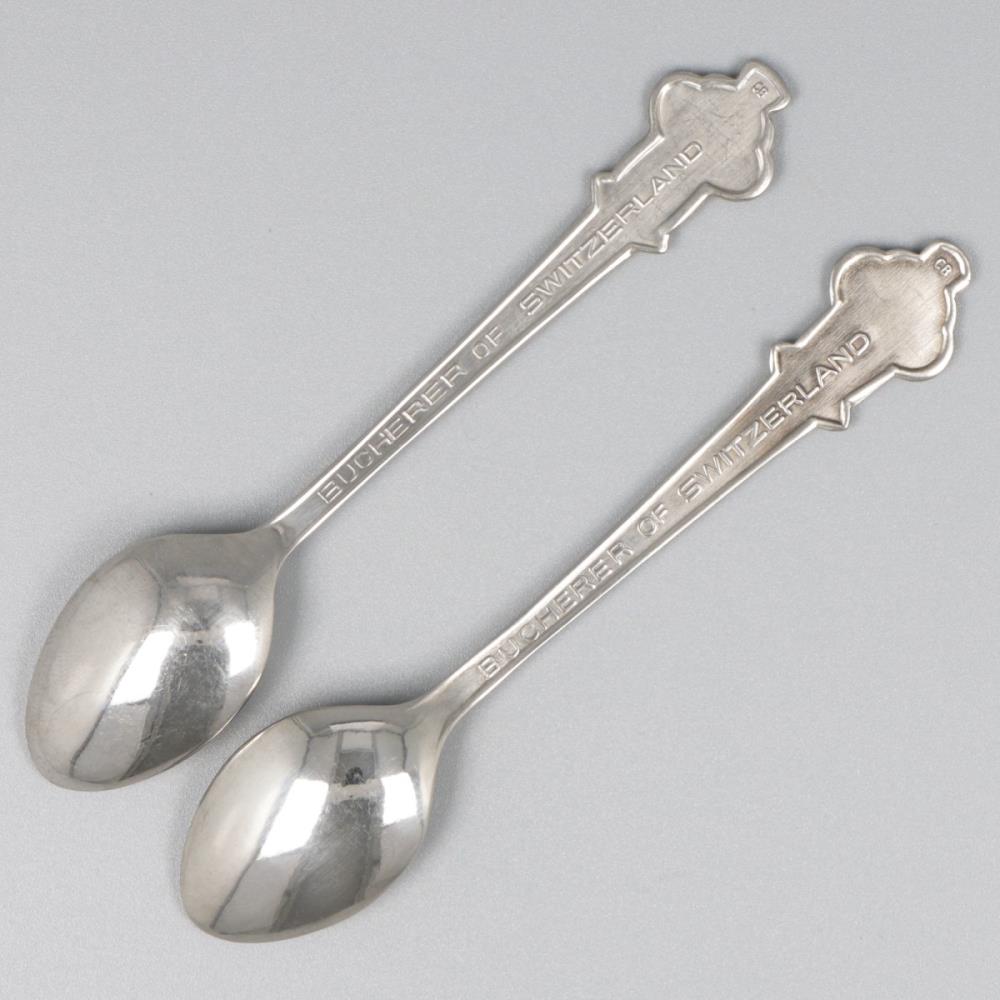 10-piece set of teaspoons ''Rolex - Bucherer'' steel. - Image 4 of 6