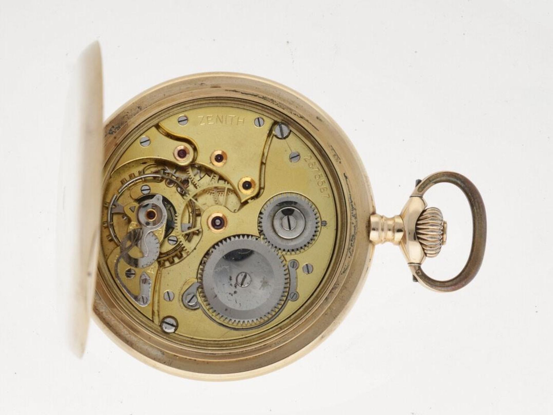 Zenith Savonette, lever escapement - Men's pocket watch - appr. 1920. - Bild 7 aus 8