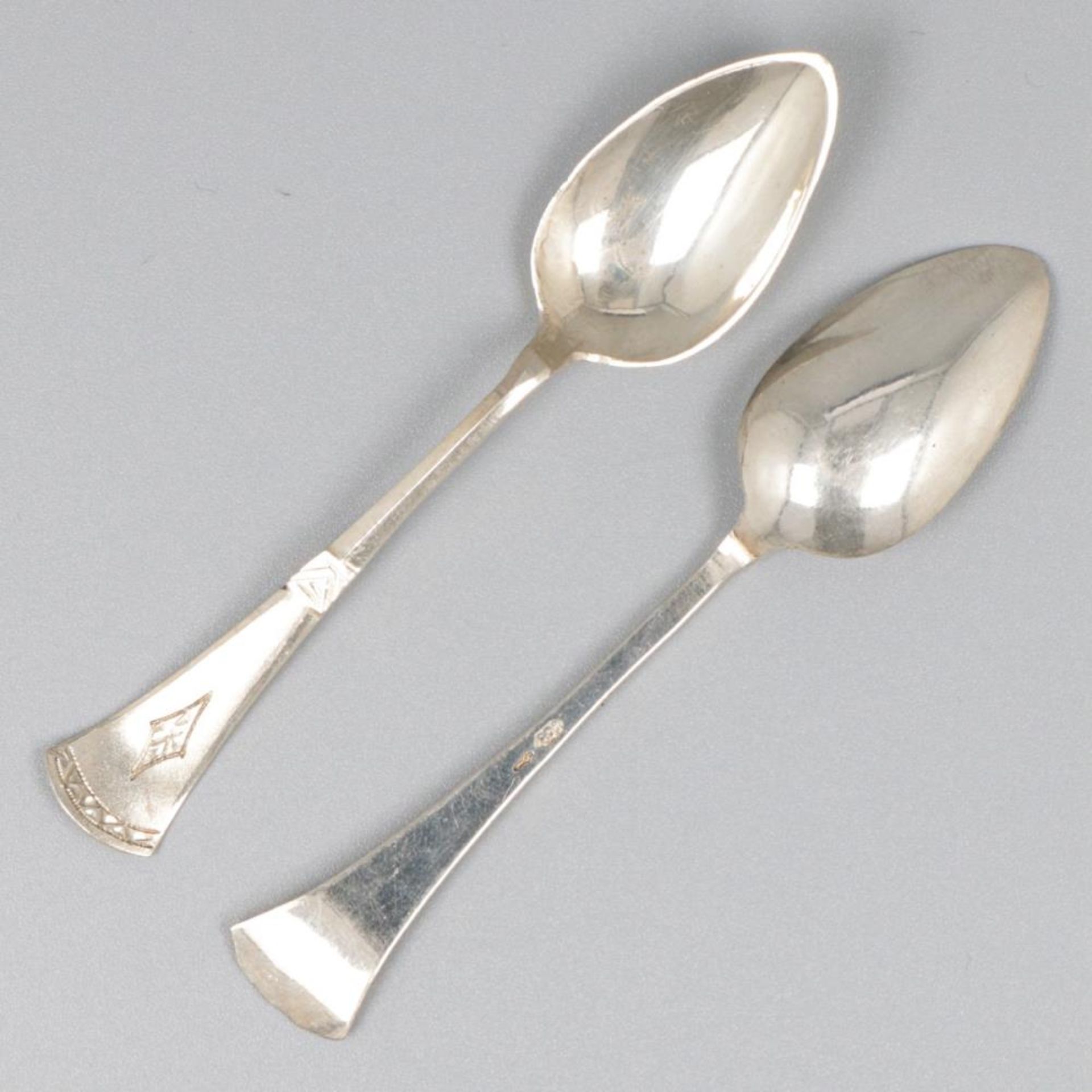 12-piece set silver coffee spoons. - Image 2 of 6