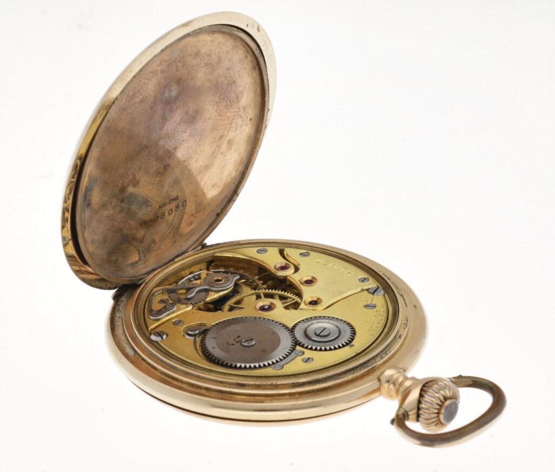 Zenith Savonette, lever escapement - Men's pocket watch - appr. 1920. - Bild 6 aus 8