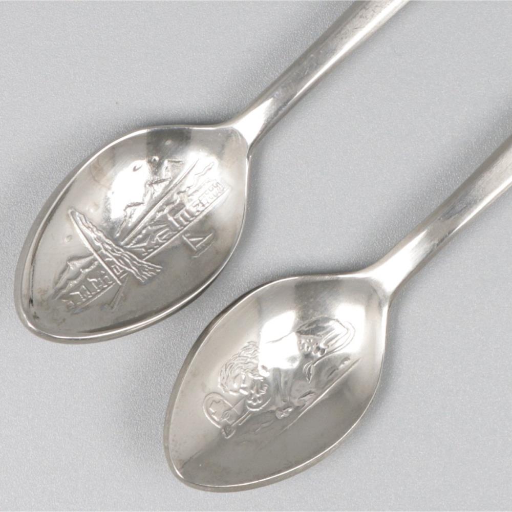 10-piece set of teaspoons ''Rolex - Bucherer'' steel. - Image 3 of 6