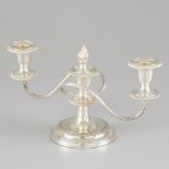 Candelabra silver-plated.