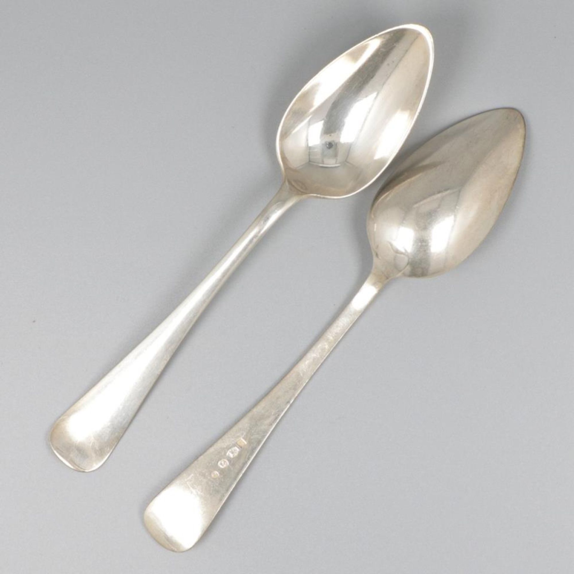 6-piece set of spoons "Haags Lofje" silver. - Bild 2 aus 5