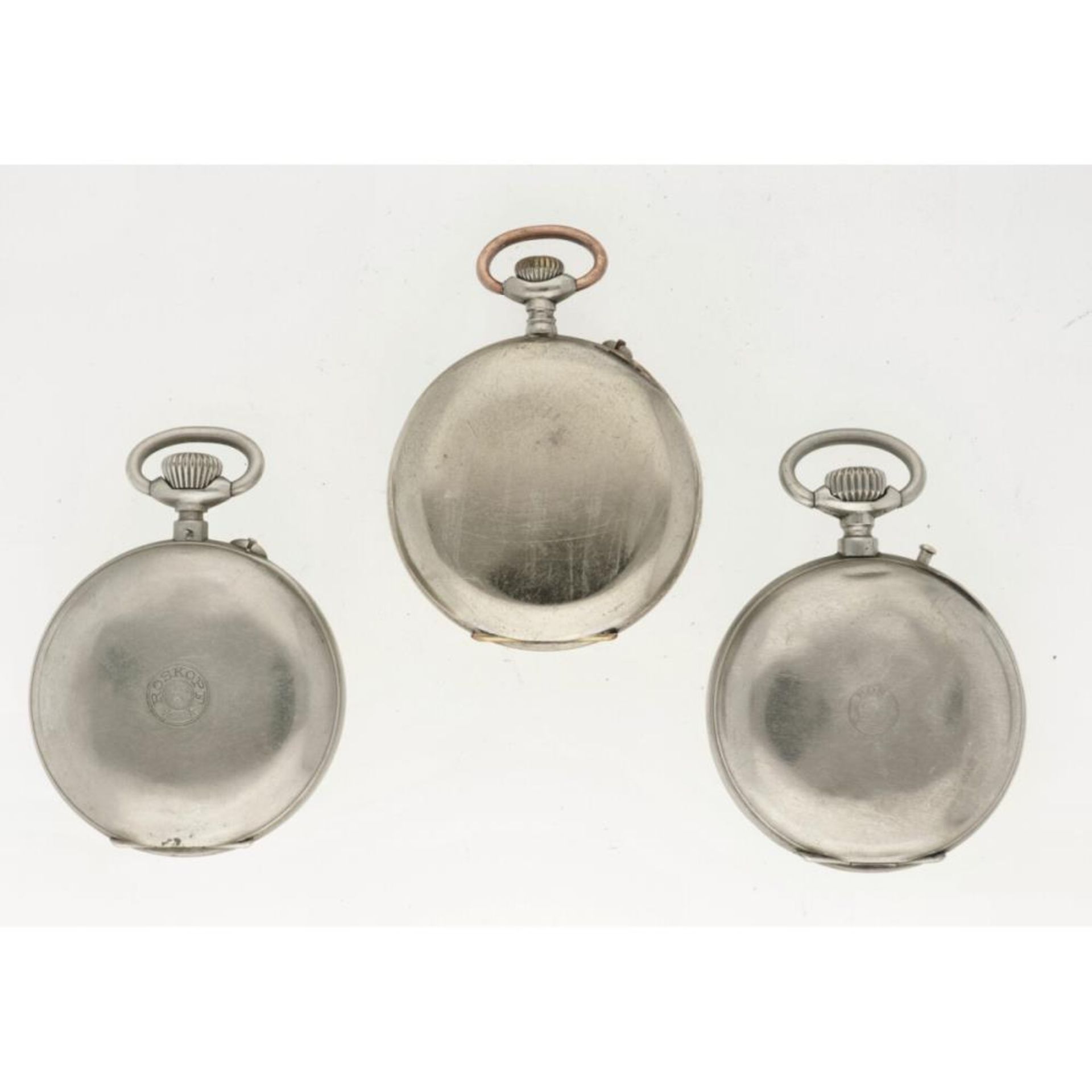 Lot (3) men's pocket watches. - Bild 2 aus 2