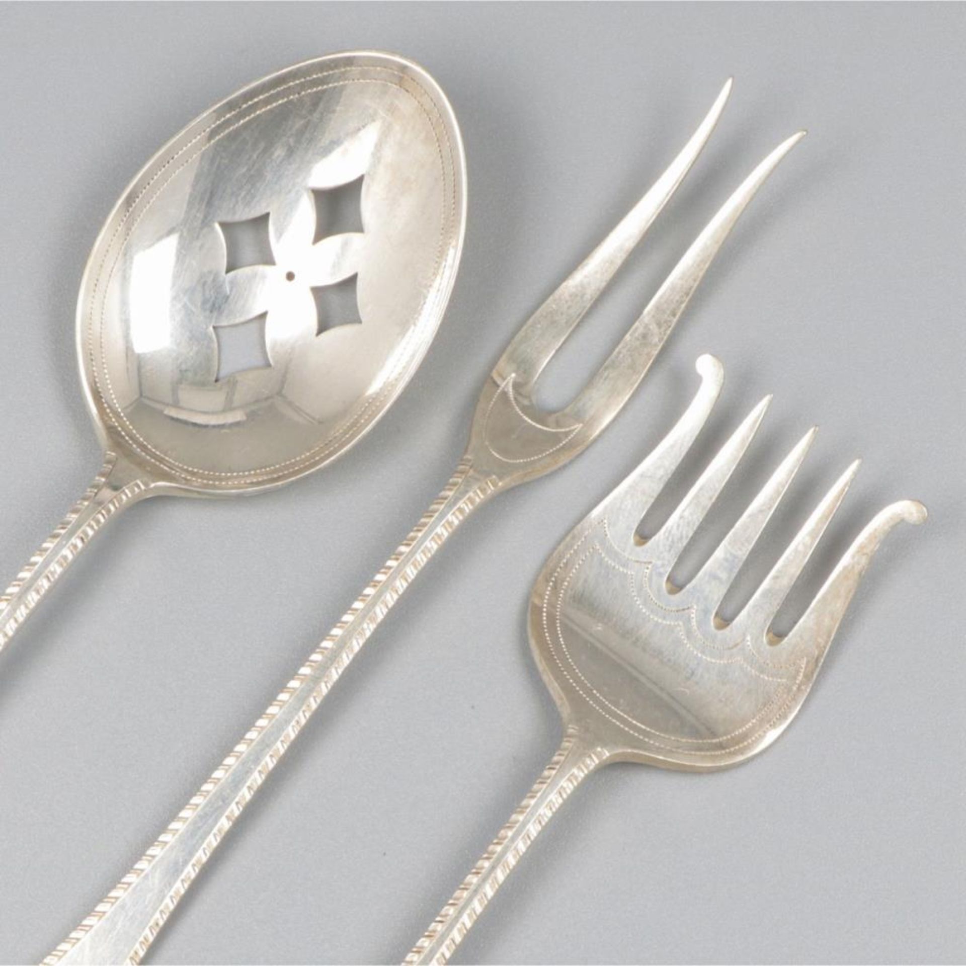 3-piece hors-d'oeuvre set silver. - Bild 4 aus 5