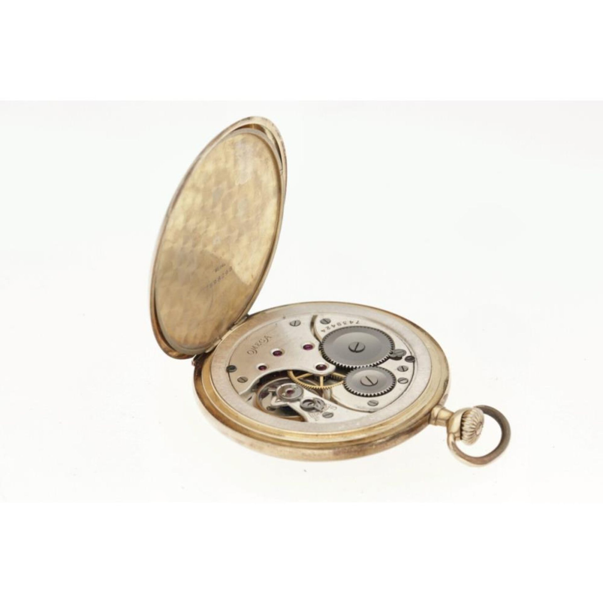 Omega lever-escapement - Men's pocket watch - approx.. 1925. - Bild 2 aus 5