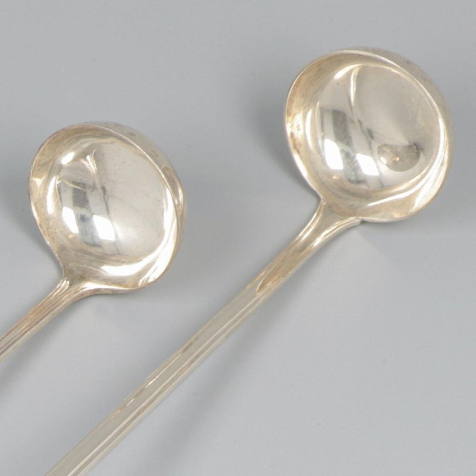 2-piece lot bowl spoons silver. - Bild 2 aus 6