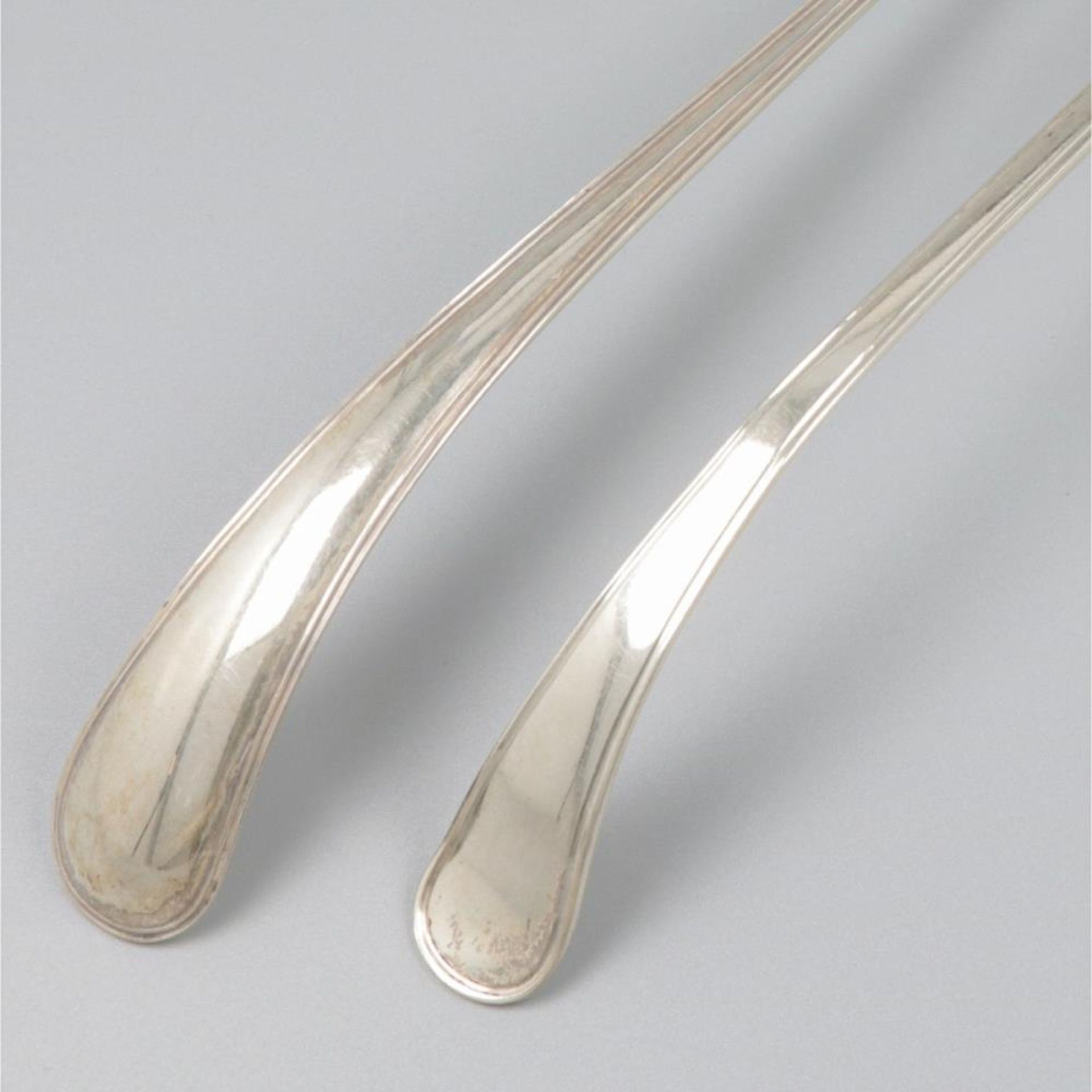 2-piece lot bowl spoons silver. - Bild 4 aus 6