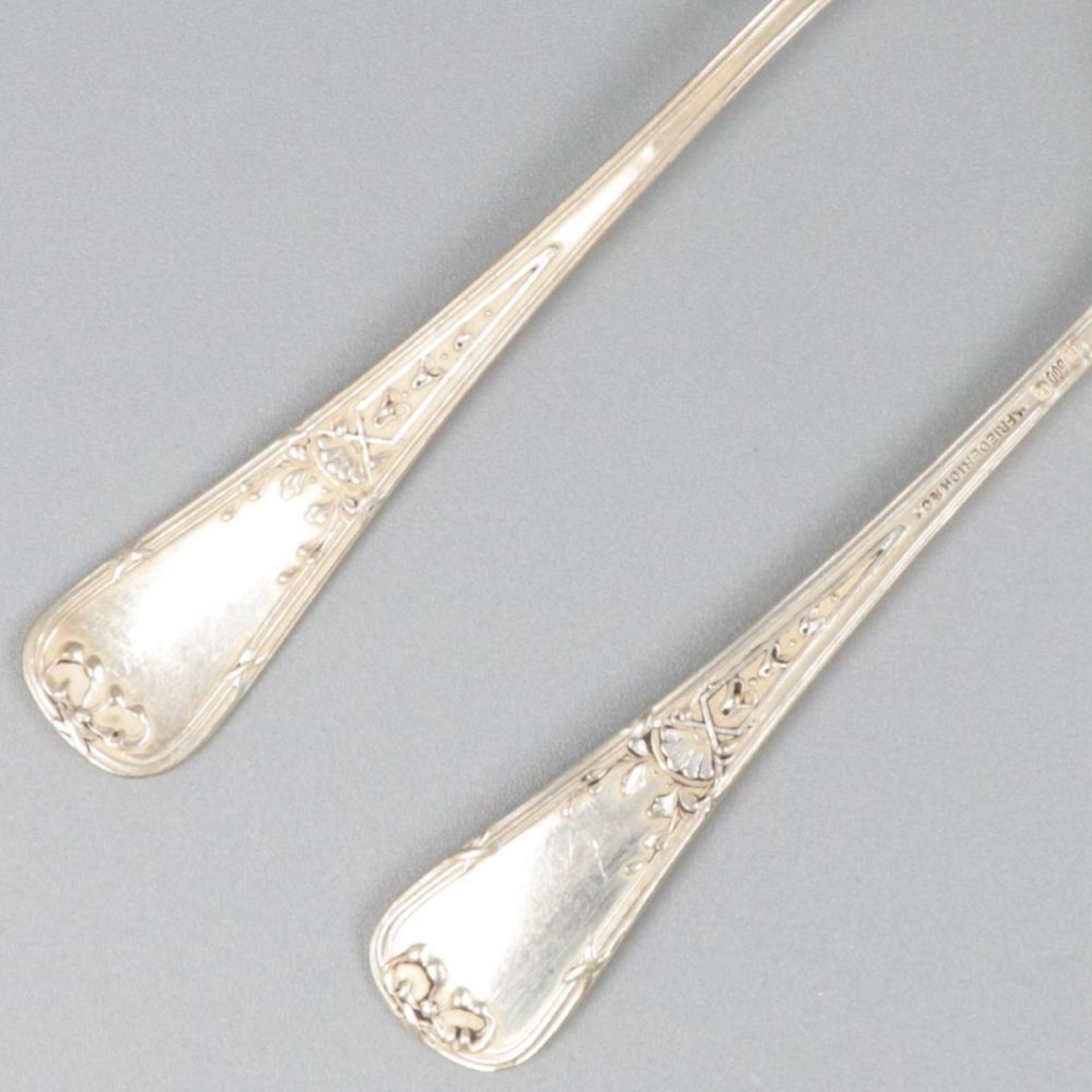 6-piece set of dessert spoons silver. - Bild 4 aus 5