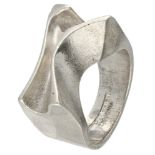 Sterling silver 'Mira' ring by Björn Weckström for Lapponia.