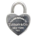 925 Silver Tiffany & Co. Return to Tiffany pendant.