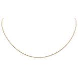 14K. Yellow gold necklace.