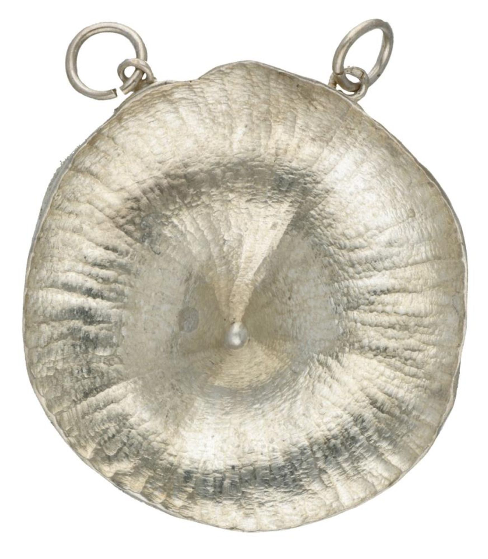 Sterling silver no.301 pendant by Norwegian designer Ragnar Skalstad, approx. 1960s.
