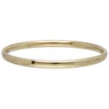 14K. Yellow gold bangle bracelet.