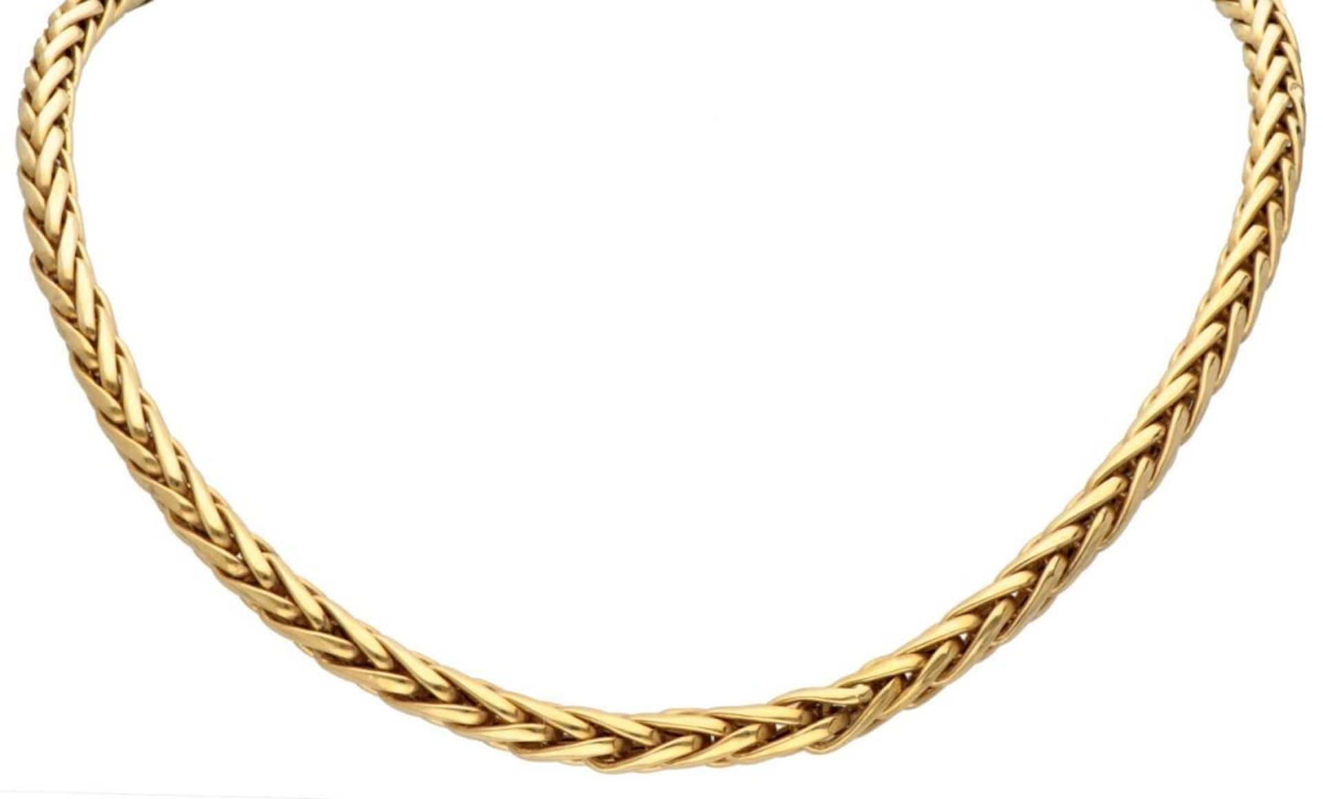 18K. Yellow gold Palmiero link necklace.